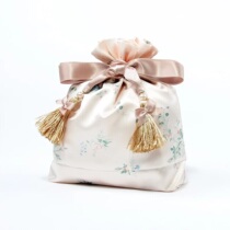 Sweet Japanese style tassel mini storage bag underwear storage bag sample cosmetics storage bag