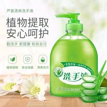 Aloe Clear Fragrance Hand Sanitizer 500g Clear Scent Type Germicidal And Moisturizing Press Bottle Children Home Family Clothing