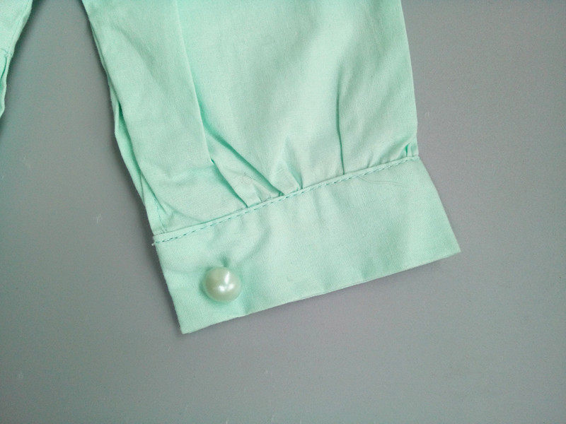 Chemise fille à manche longue - Ref 2087374 Image 8