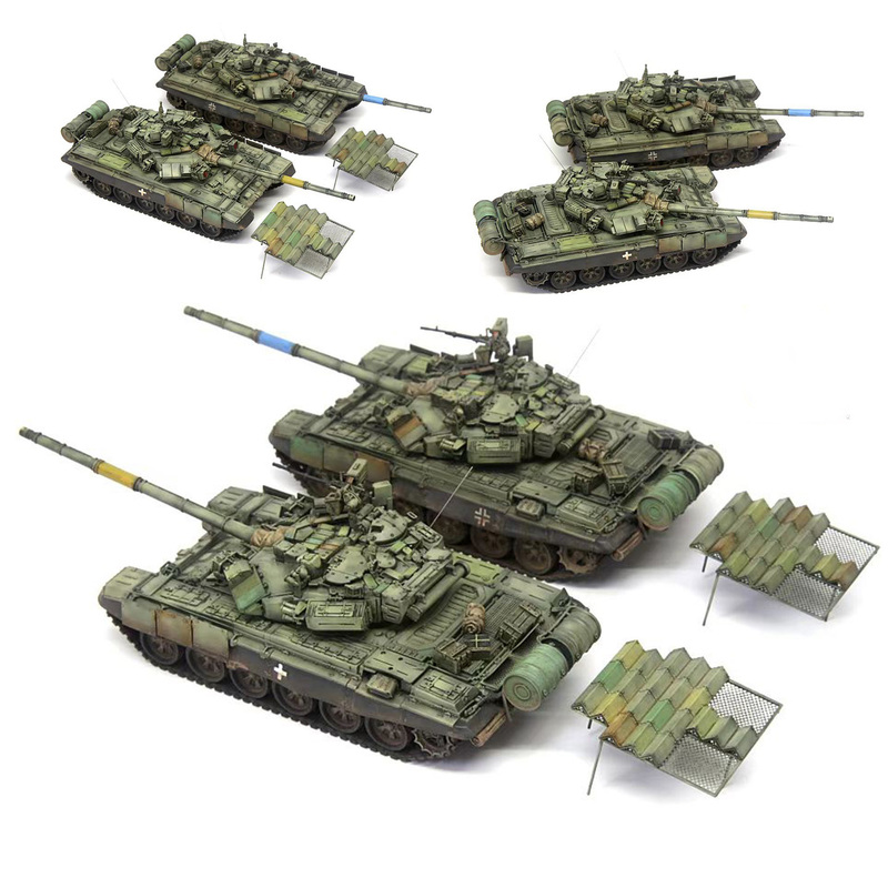 88Model 1/72 Chinese Version Russian T90A Main Battle Tank Finished Model 2 Colors Available