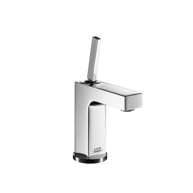 Single-handle face basin tap 140 in the shape of a