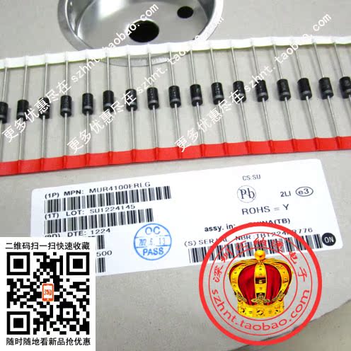 MUR 4100 Fast Restore Diode MUR 4100E Diode Plug 4A1000V original