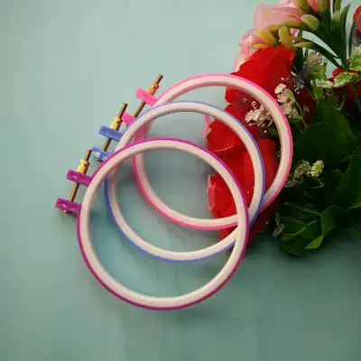 High-quality cross-stitch embroidery special embroidery stretch silk embroidery color embroidery circle embroidery hanger diameter 12 5cm discount
