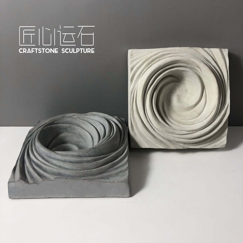 Original hand for industrial wind cement Ashtray Whirlpool Creative Cigarette Ashtray Living Room Making Old Decorated Bar Pendulum