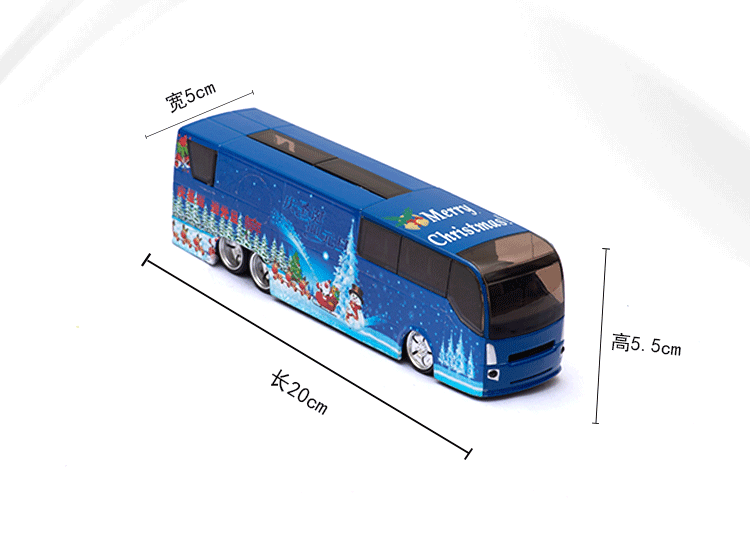 Игрушка 1 50 圣诞节礼物 旅行巴士合金公交模型回力声光儿童玩具车包邮 OTHER