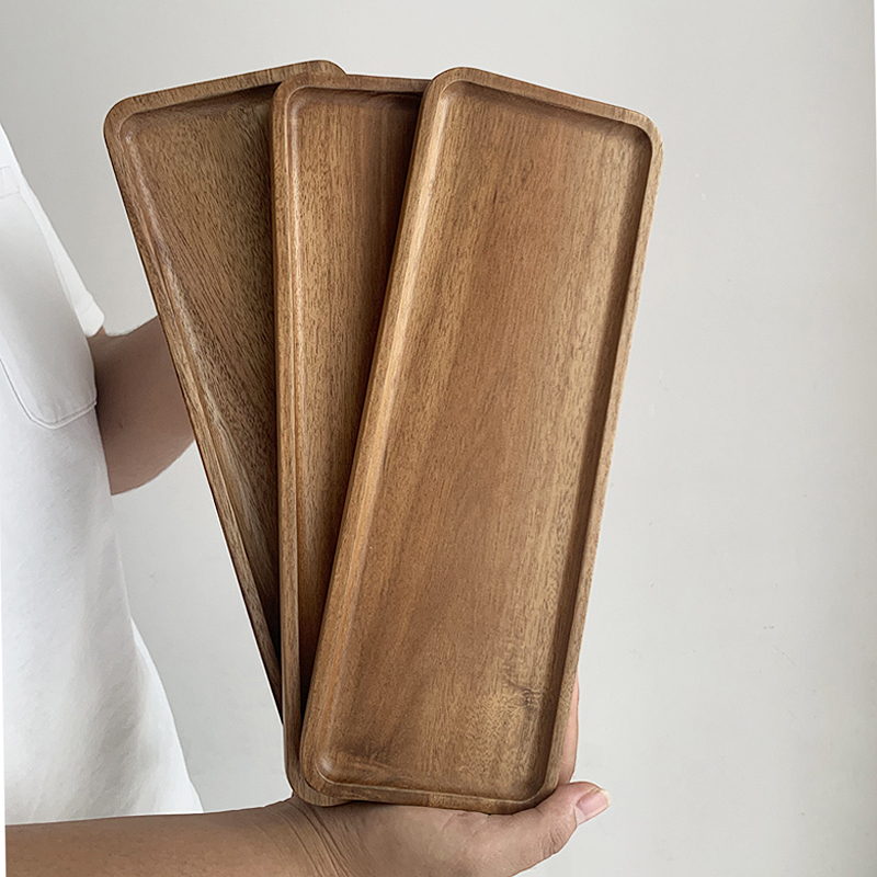 Day Style Teas Tray Wood Syth Wood Solid Wood Pallet Surround Stove Boiled Tea Tea Tray Cup Mat Korn Tea Coffee Fruit Pan-Taobao