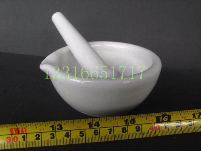 10cm 100mm 陶瓷研钵(瓷乳钵)高强度瓷质捣药罐 研钵/瓷乳钵