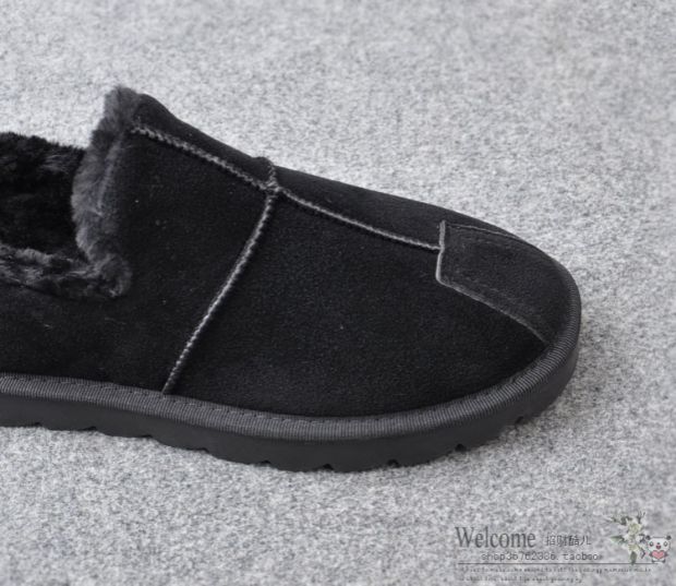 Giày nam mùa đông dày ấm giày thấp để giúp giày cotton nam chống trượt cộng với nhung một chân giày lười giày nam giày thể thao nam nike