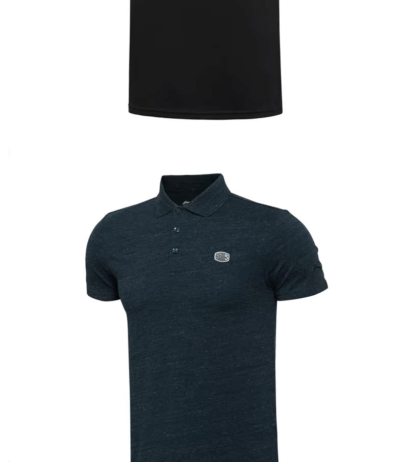 Li Ning polo áo sơ mi phù hợp với nam giới mùa hè thường 2018 mới chính thức đích thực slim ve áo ngắn tay thể thao quần short bộ quần áo adidas nữ mùa hè