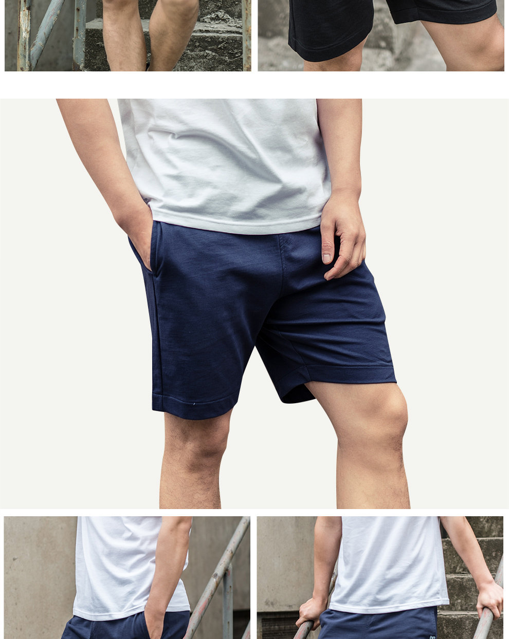 Li Ning thể thao phù hợp với nam 2018 mùa hè tập thể dục mới bông thường chạy quần short quần short ngắn tay áo hai mảnh bộ adidas nam
