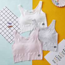 During the development period the long-term underwear of the girls camisole the girls bra the bump the growth of the chest