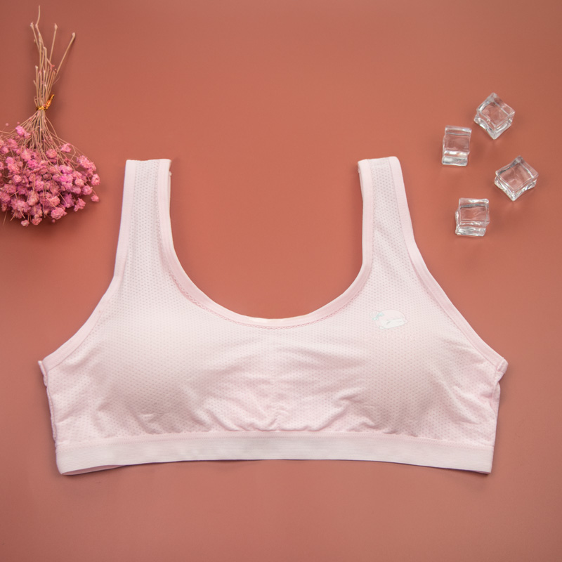 Girlbra sinh viên phát triển áo ngực bông vest với ngực pad chống rò rỉ điểm phụ nữ đồ lót 8-12 cô gái.