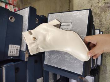 Bingfuni ermian fashionable women's boots round toe thick high heels sheepskin comfortable short boots for women, 18059 beige