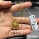 Chow Sang Sang Hong Kong Traditional Pure Gold Oriental Ancient Mandala Perfect Gold and Diamond Necklace 95824N