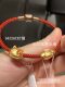 Hong Kong Chow Sang Sang Sanrio Pure Gold Kuromi Kitty Cat Melody Gold Bead Fortune Bead 94328C