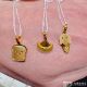 1 Yuan Labor Fee Hong Kong Chow Tai Fook Counter 999 Pure Gold Small Bread Toast Chestnut Ice Cream Ingot Gold Pendant