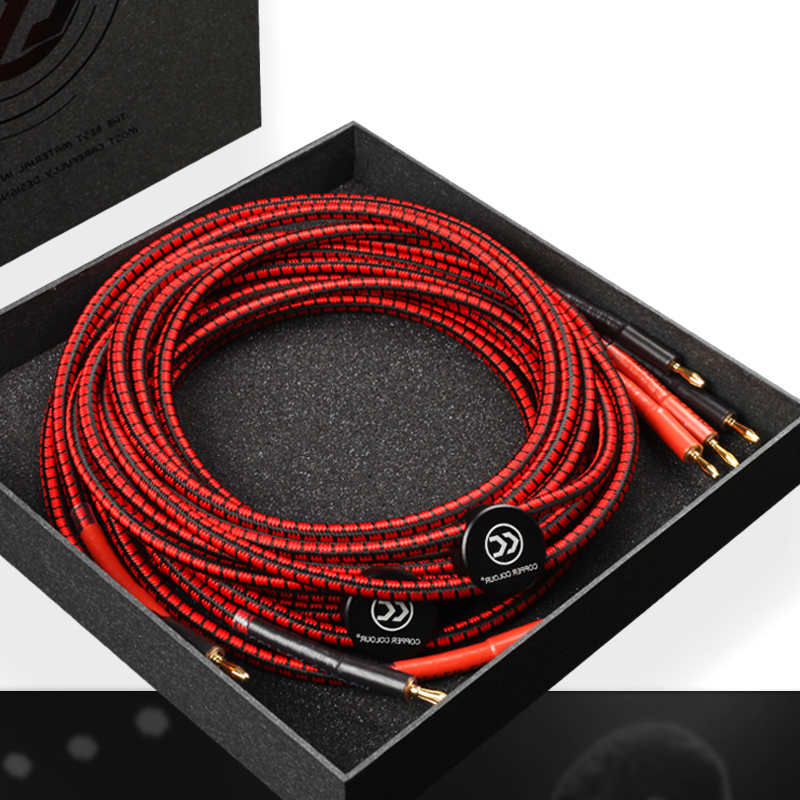 Copper Colour Bronze Color Finney Horn Wire HFI Power Amplifier Sound Line Fever AV Main Speaker Line