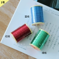 1# золотой и серебряный проволока [зеленый] 100 метров/рулон