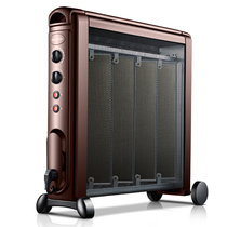 Grid Electric Heater Household Electro-Thermal Film Warmer Energy Saving Warm Blower Mute Electric Heating Power Saving Silicon Crystal Baking Stove