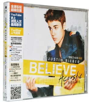 Justin Bieber 贾斯汀比伯 相信 原音版+新歌 CD Boyfriend 正版