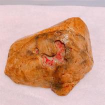 Natural Laokeng Changhua Tianhuang chicken blood stone original stone field yellow jelly soft bottom 179g hand toy materials seal carving collection