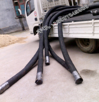 Dung suction sewage wire support rubber tube DN65 80 100 105 110 DN125 Dung discharge thread black tube
