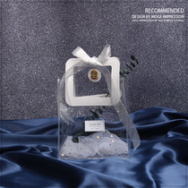 Wedding bridesmaid wedding Net red hand gift box empty box transparent gift bag 520 gift packaging ins candy box