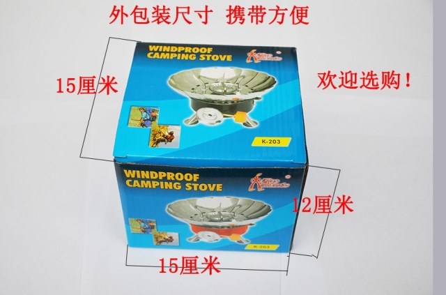 Hàng loạt cắm trại ngoài trời cắm trại bếp gió đầu bếp thiết bị dã ngoại sen lò thẻ bếp lò đặc biệt - Bếp lò / bộ đồ ăn / đồ nướng dã ngoại bếp ga dã ngoại