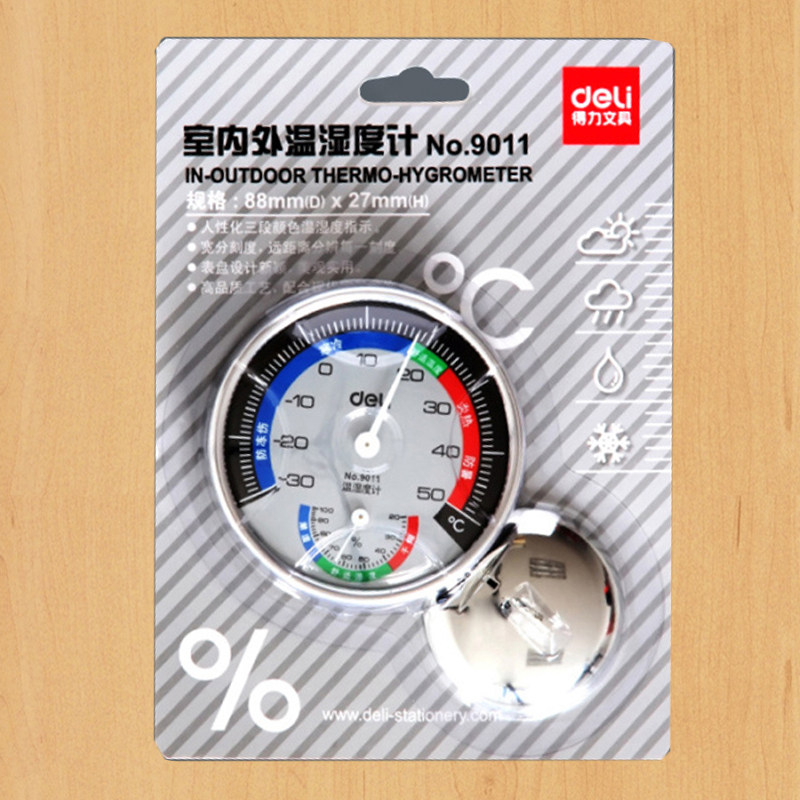 Powerful 9011 temperature and humidity meter table put wall-mounted indoor office classroom thermometer hygrometer