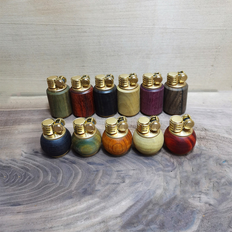 Sulow ZORRO583 kerosene lighter core windproof old copper DIY wood shell red wood Honolulu Honolulu