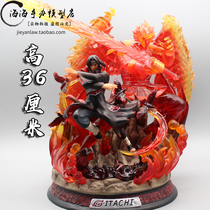 Naruto Shippuden TOP Uchiha Itsukasa Noh Itsukami Super huge GK hand-made model statue ornament