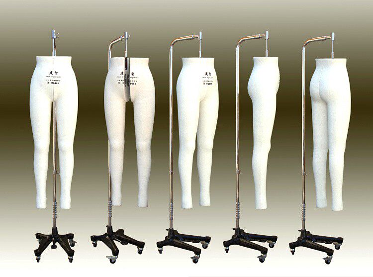 Double Crown Shop Jianzhi Rentai Women's Lower Body Standing Tailoring Platform Pants Dimensional Cutting Model*