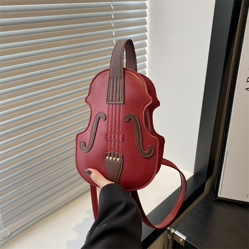 Cute and Quirky Backpack for Women 2024 New Trendy Fashion Handbag Shoulder Bag Internet Celebrity Crossbody Violin Bag Cute and Quirky Backpack for Women 2024 New Trendy Fashion Handbag Shoulder Bag Internet Celebrity Crossbody Violin Bag