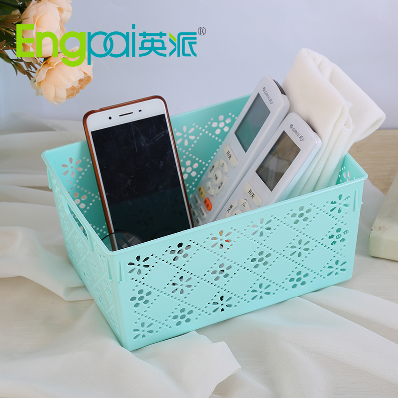 English Plum Blossom Hollowed-out Desktop Containing Box Bedroom Closet Containing Basket Living-room Book Room Debris Containing Box