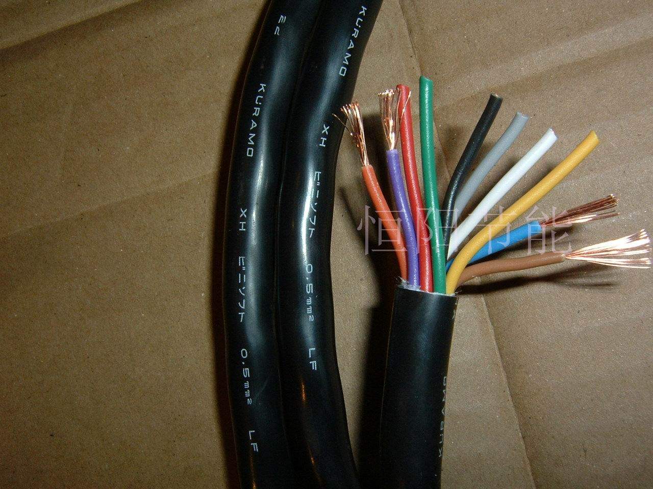 10 Japan imports warehouse lush 10 core 0 5 square cable Motor power supply control wire machine tool wire ultra soft