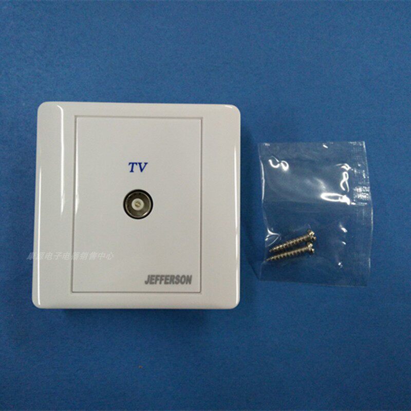 JEFFERSON TV panel terminal socket single hole 2123K with module without bottom box