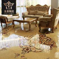 K Golden Ground Parquet Brick Rug Carpet Jigsaw Restaurant Villa Hotel Lobby Floor Tiles Eurostyle 3 2X3 2 m