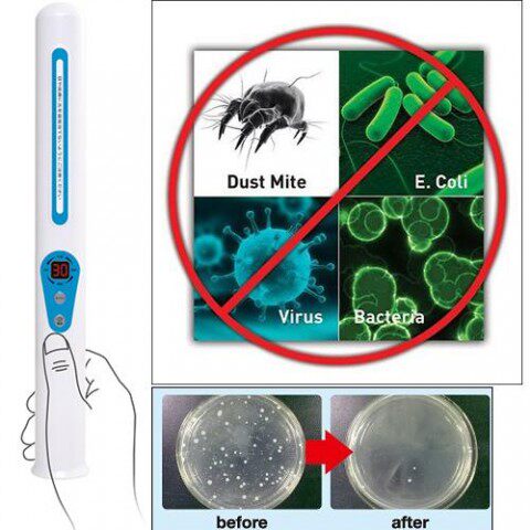 Multipurpose UV sterilizer for portable mini ultraviolet germicidal lamp