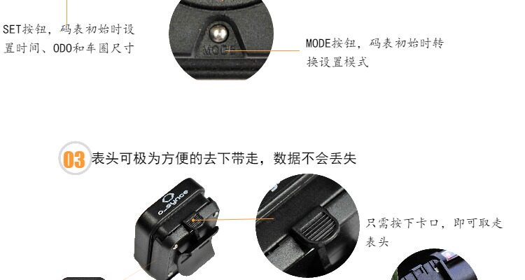 Compteur de vélo O-SYNCE - Ref 2418468 Image 21