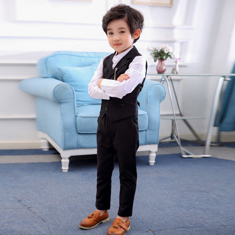 Childrens Mens 2019 mới cậu bé thủy triều phù hợp với phù hợp với bé bé phù hợp với cậu bé nhỏ cậu bé kho báu váy mùa xuân và mùa thu.