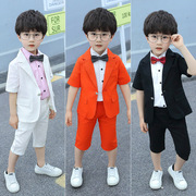 Nam boy mùa hè cài áo Anh Hàn Quốc phiên bản của trẻ em Tây bông quần áo mùa hè và quần áo đẹp trai bé chiếc váy mùa hè.
