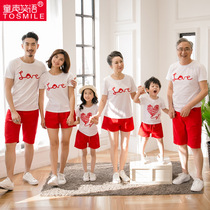 Family portrait clothing family clothing childrens siblings summer clothing 2020 new parent-child clothing mother and child Fashion mother and daughter Summer