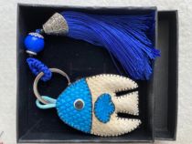 Hezhe fish skin paintings fish skin keychains intangible cultural heritage handicrafts limited time special offer