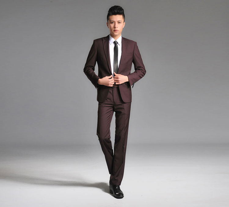 2018 bộ đồ mới phù hợp với bộ đồ đỏ kinh doanh bình thường tự tu nam phù hợp với bộ đồ màu xanh mỏng áo vest dạ nam