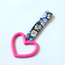 Japan JDM car rear pendant hanging ring modified Dharma ring pink love rearview mirror accessories