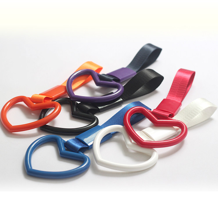 Japan JDM Hand Ring Rings Car Retrofit Color with rings VIPs Walk Style Hanging Ornament Heart-shaped