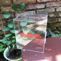 Acrylic transparent organic glass hanging wall donation box Gongde box letterbox Opinion box with lock donor box of donation box