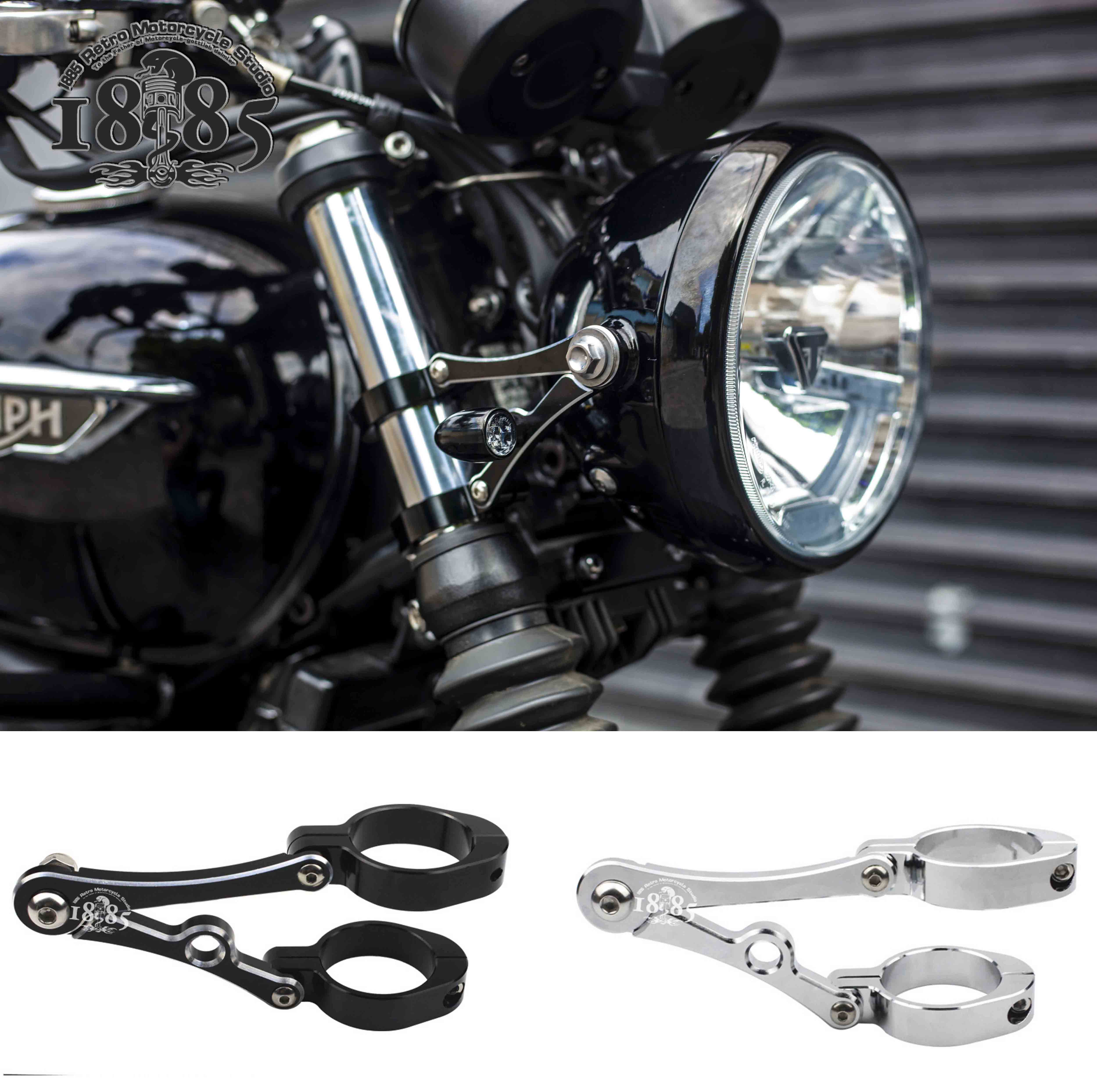Kyspin T120 Honda CB400 Xin Source 400 Universal Retro Motorcycle Retrofit CNC Headlight Bracket-Taobao