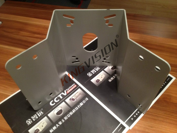 It can be worthy of seaConway view Zhejiang Dachua ball machine explosion protection outer wall angle bracket 3MM thickened gigantic explosion protection bracket