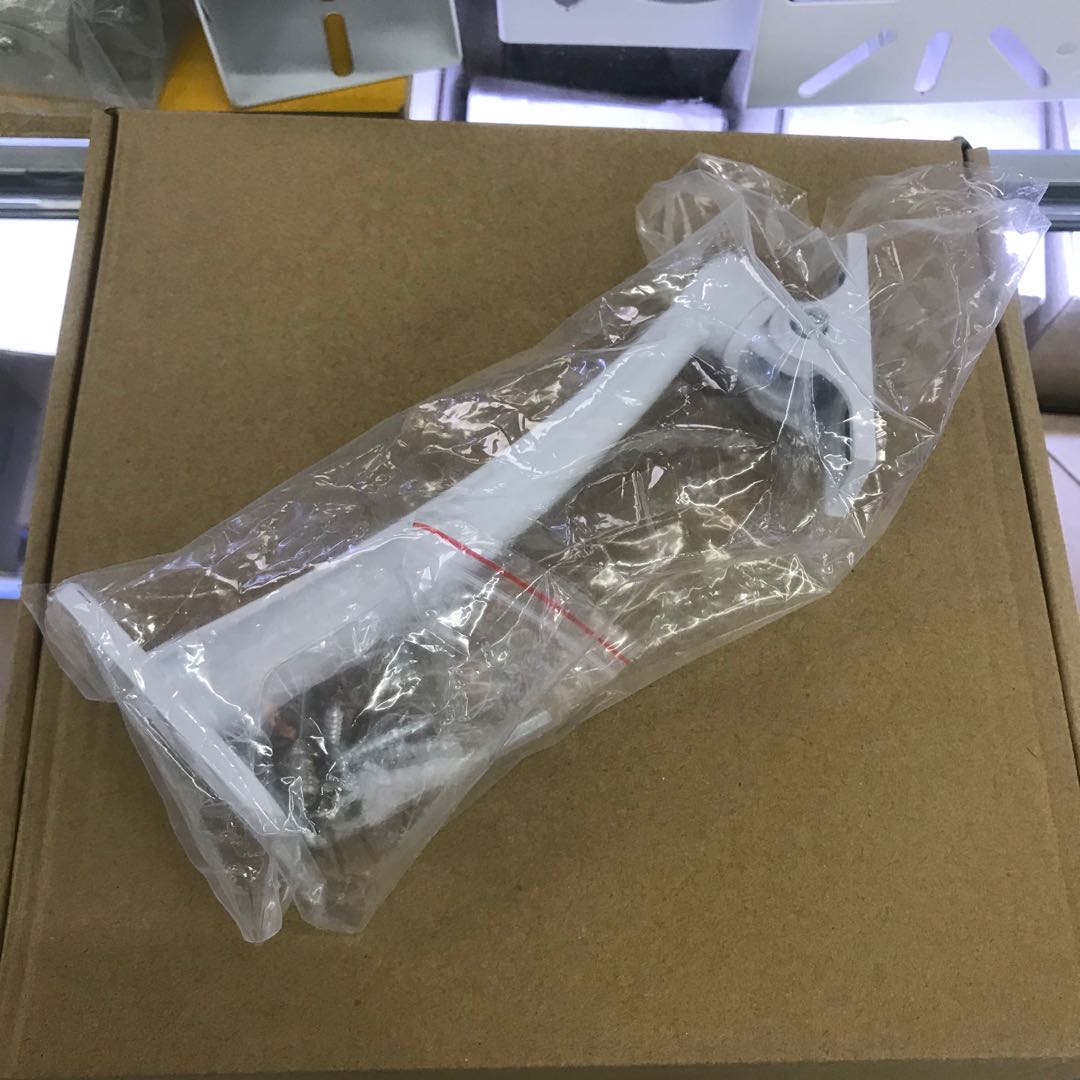 High-grade metal monitoring bracket white camera bracket 90 camera shelf gun machine mounting bracket